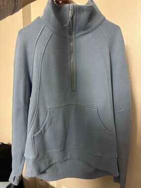 lululemon Scuba Oversized Funnel Neck Half Zip BLWL XS/S